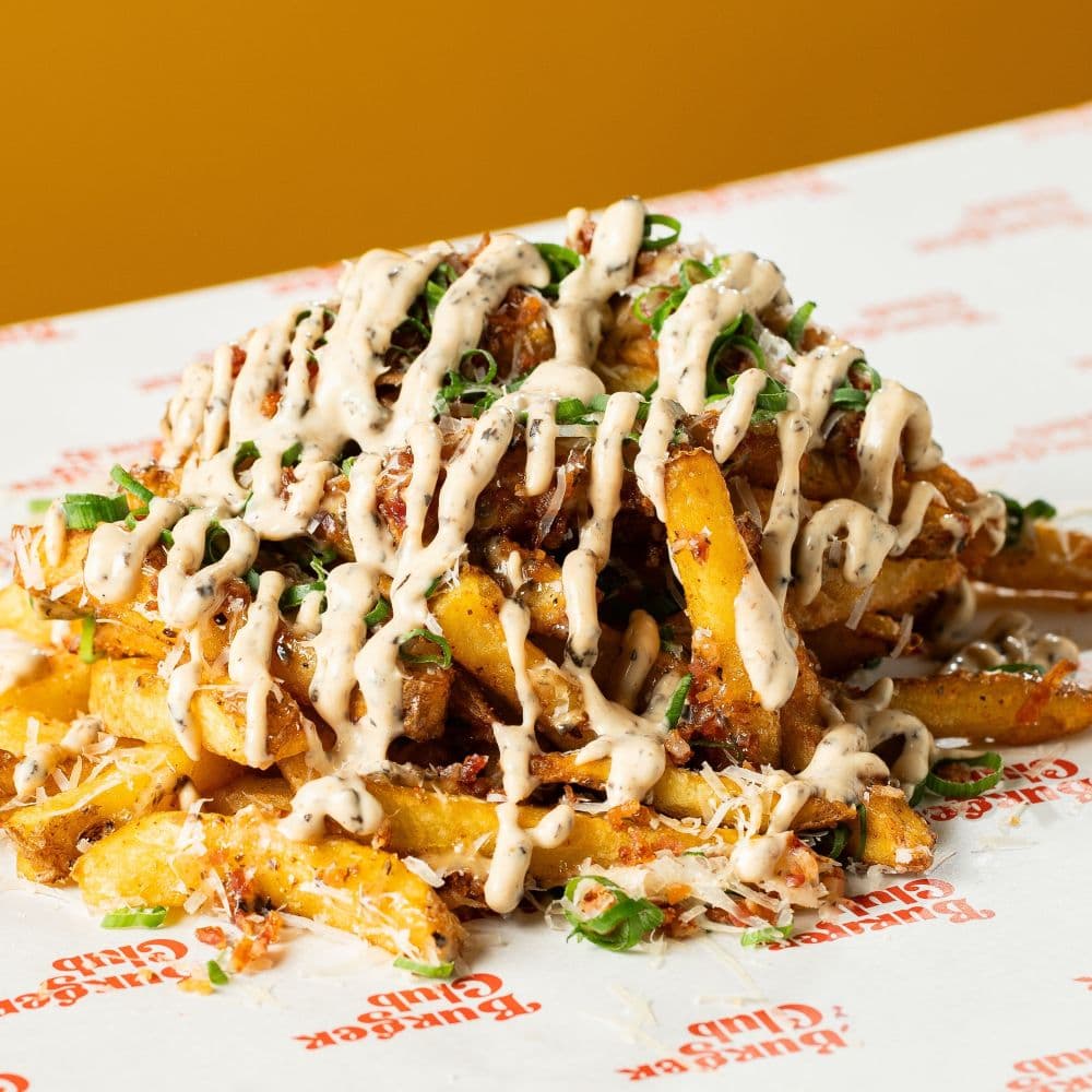 Papas fritas trufadas hechas en casa